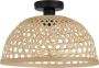 EGLO  Claverdon Plafondlamp - E27 - Ø 37 cm - Zwart Hout - Thumbnail 2