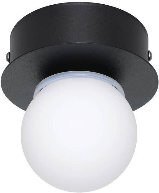 EGLO Mosiano plafondlamp LED Ø 11 cm Zwart|Wit