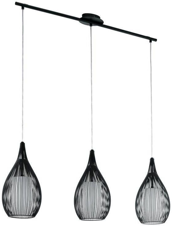 EGLO  Razoni Hanglamp - E27 - 99 cm - Zwart Wit