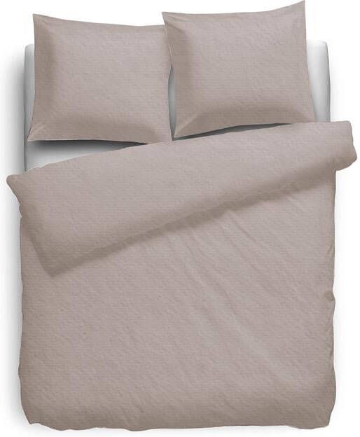 Elegance Eleganzzz Dekbedovertrek Flanel Uni taupe