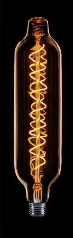 ETH Buis XXL Filament spiraal LED 8w E27 240v 2200k dimbaar goud