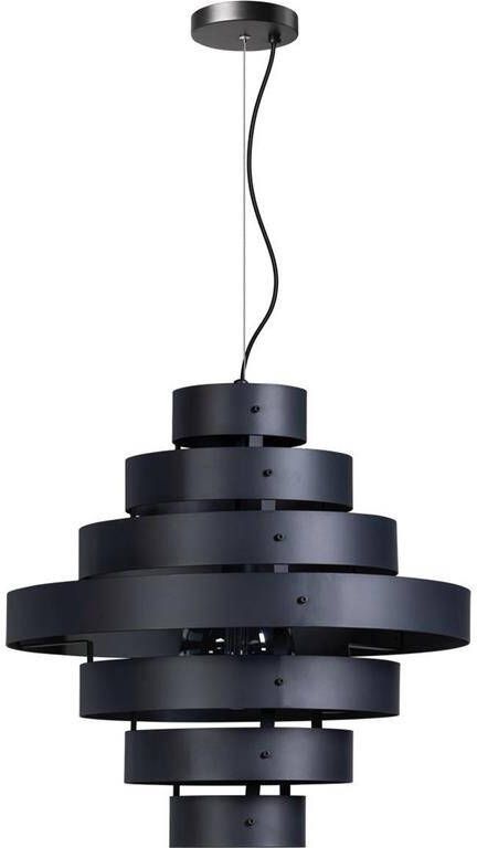 ETH Hanglamp Blagoon 7 rings 1xE27 antraciet
