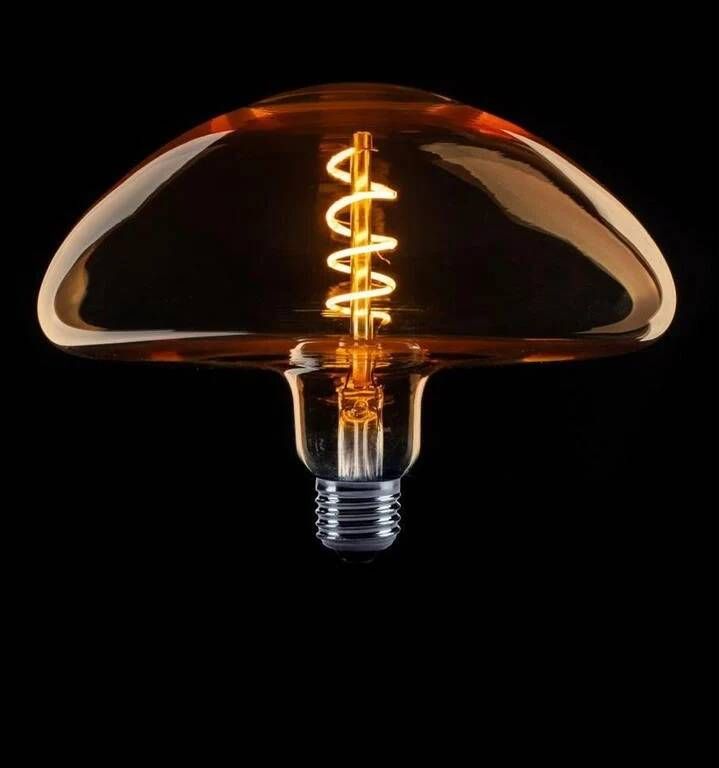 ETH Paddenstoel XXL Filament spiraal LED 4w E27 240v 2200k dimbaar goud