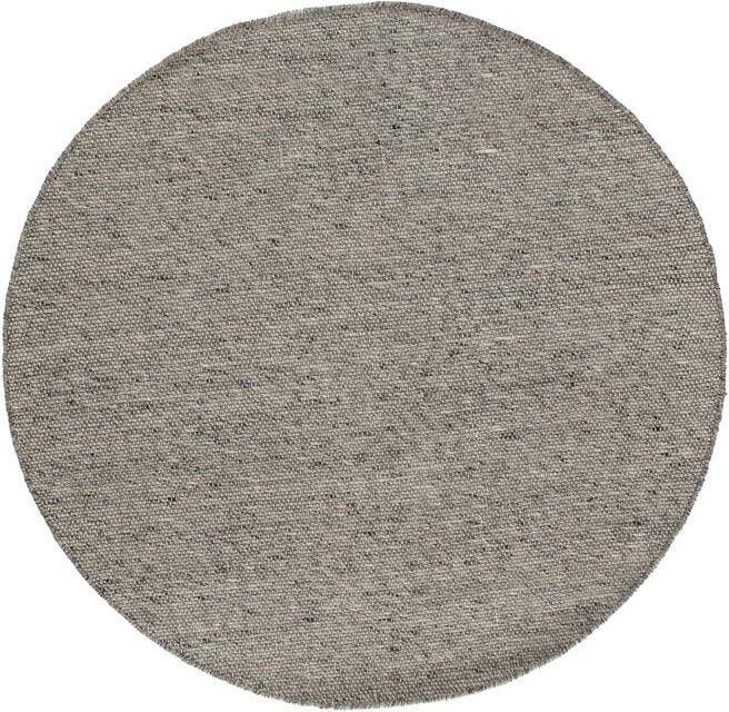 Eva Interior Rond vloerkleed wol Antraciet Cobble Stone -180cm