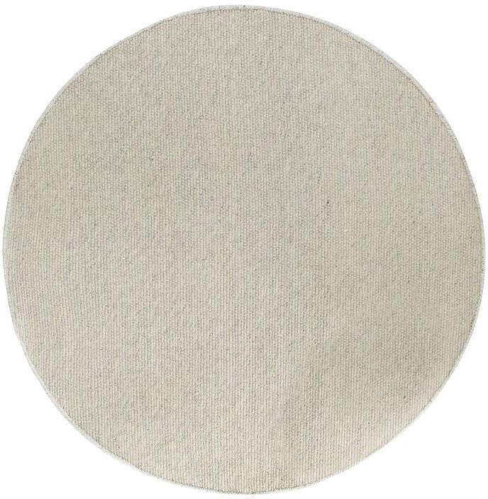 Eva Interior Rond vloerkleed wol Grijs Cobble Stone 200cm
