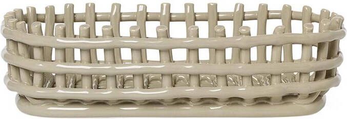 Ferm living Ceramic Mand Oval Cashmere