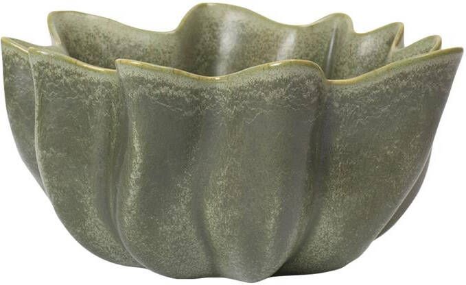 Ferm living Nium Schaal L Dark Sage