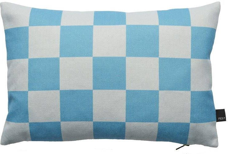 FEST Amsterdam FÉST Checks kussen 30x45 Blue