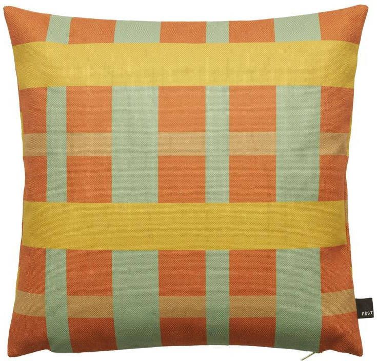 FEST Amsterdam FÉST Striped kussen 45x45 mint
