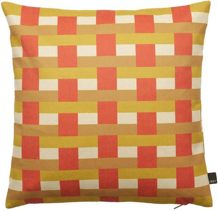 FEST Amsterdam FÉST Striped kussen 45x45 yellow