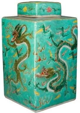 Fine Asianliving Chinese Gemberpot Handgeschilderd