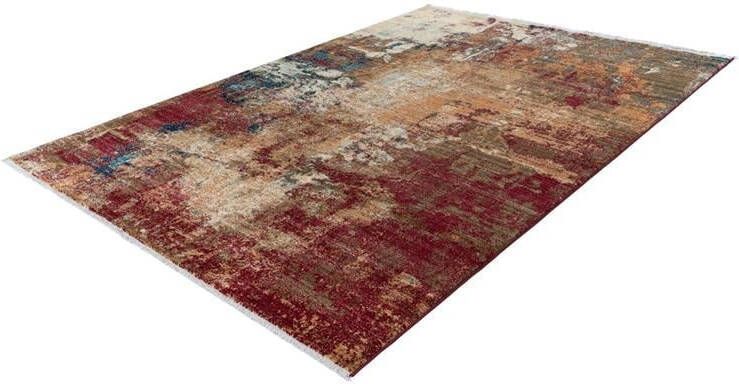 FlyCarpets Colonia Modern Rood Vloerkleed Vintage