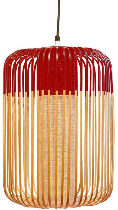 Forestier Bamboo Light hanglamp Ø35 large rood