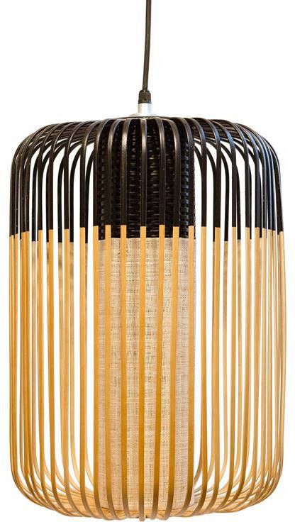 Forestier Bamboo Light hanglamp Ø35 large zwart
