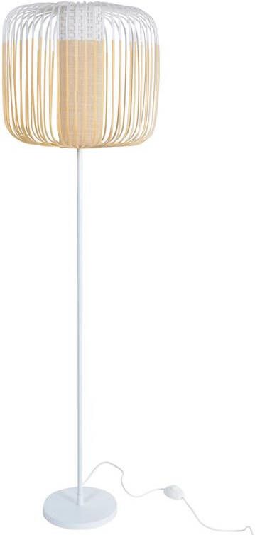 Forestier Bamboo Light vloerlamp wit
