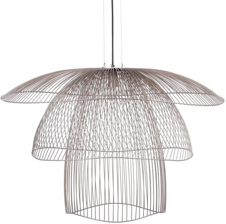 Forestier Papillon hanglamp Ø100 large metallic taupe