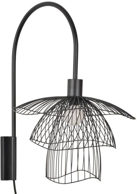 Forestier Papillon wandlamp zwart