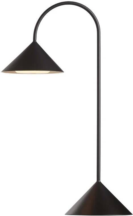 Frandsen Grasp tafellamp H47 LED oplaadbaar matt black