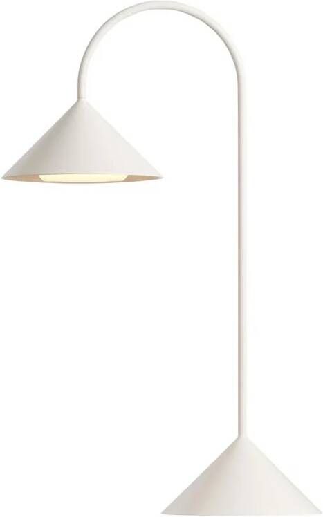 Frandsen Grasp tafellamp H47 LED oplaadbaar matt white