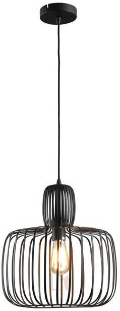 Freelight Hanglamp Costola Mat Zwart 35cm