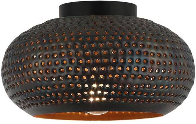 Freelight Plafondlamp Fuoco Bruin Zwart Ø 35cm E27 Fitting