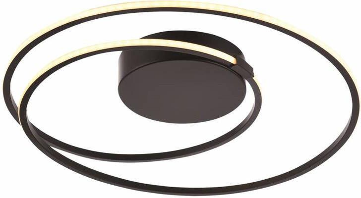 Freelight Plafondlamp Ophelia Mat Zwart 45cm