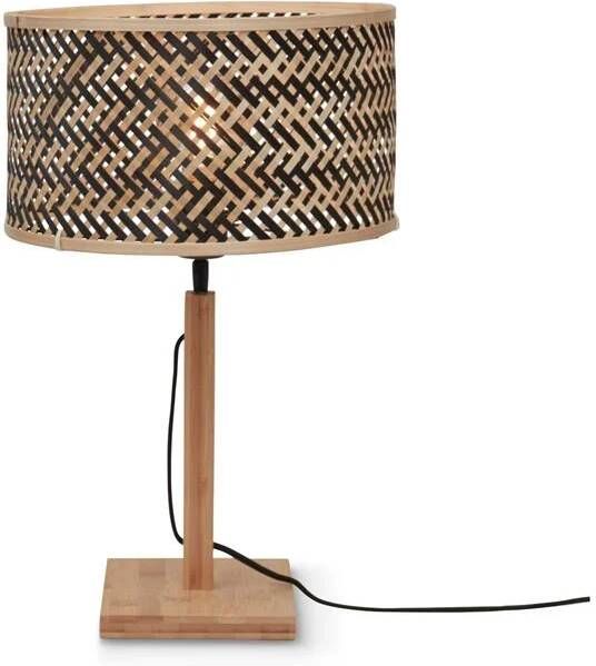 GOOD&MOJO Tafellamp Java Bamboe|Zwart Ø32x38cm