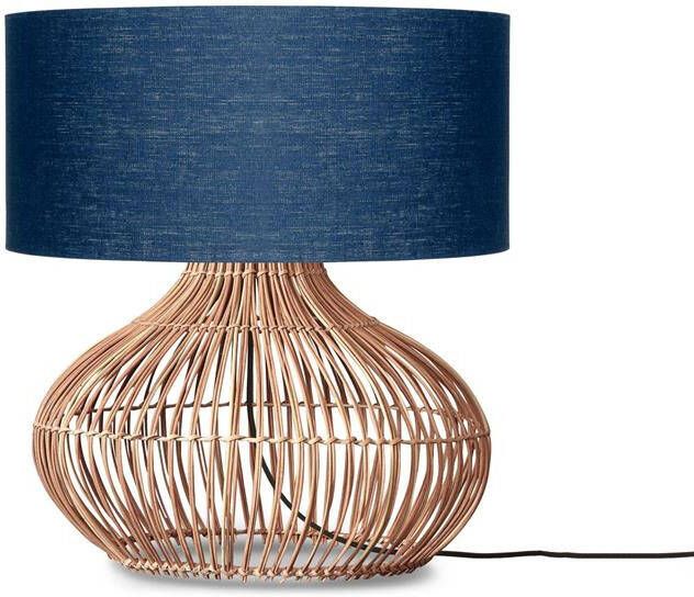 GOOD&MOJO Tafellamp Kalahari Denim|Rotan Ø47cm