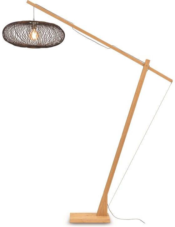 GOOD&MOJO Vloerlamp Cango Bamboe|Zwart 175x60x207cm