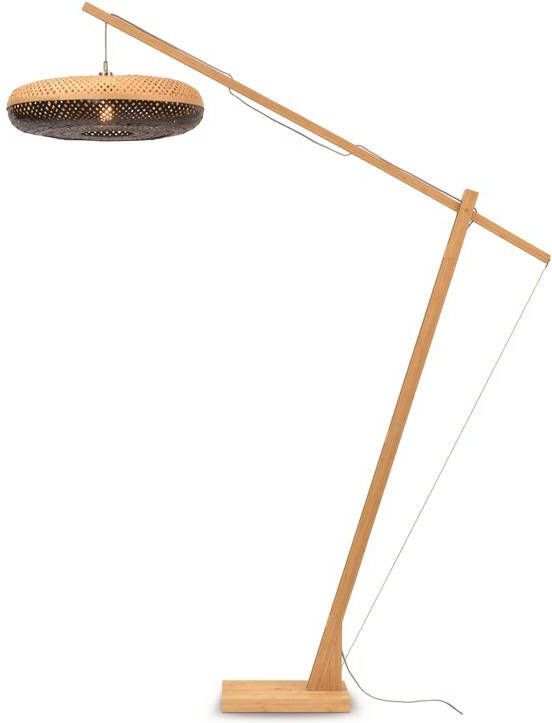 GOOD&MOJO Vloerlamp Palawan Bamboe|Zwart 175x60x207cm