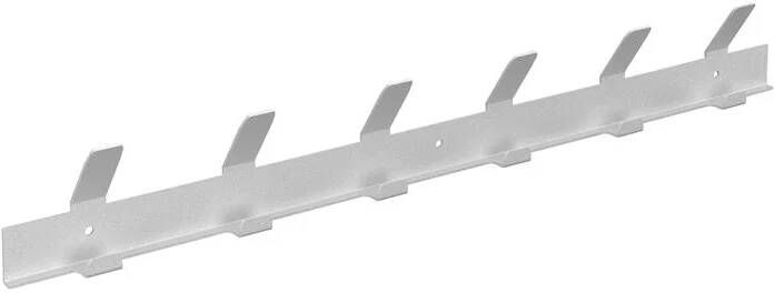 Gorillz Trim 50 Kapstok -12 haken (lengte) 55 cm Metaal Wit