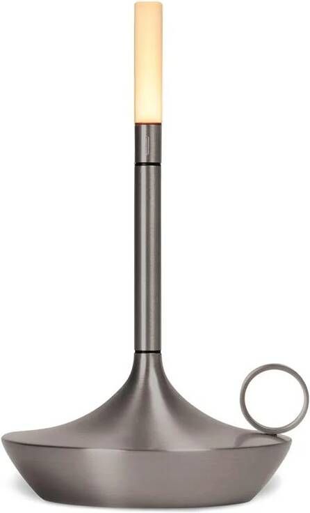 Graypants Wick Small tafellamp LED oplaadbaar grafiet
