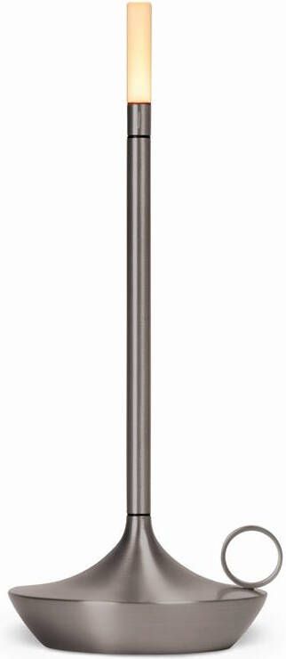 Graypants Wick tafellamp LED oplaadbaar grafiet