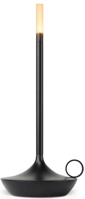 Graypants Wick tafellamp LED oplaadbaar zwart