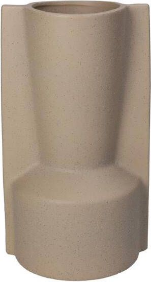 HD Collection Vaas Gerjo Beige Keramiek 14x24x12cm (BxHxD)