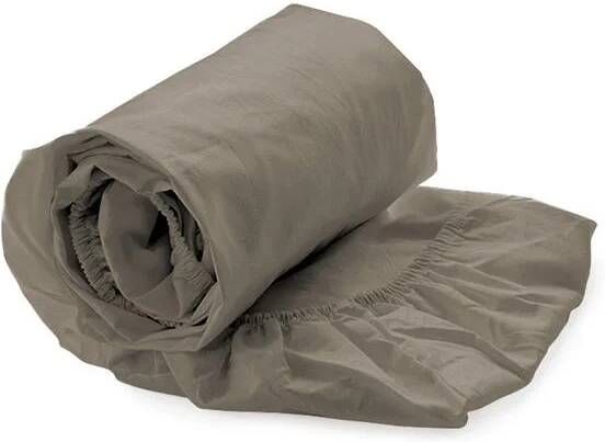 Heckettlane Heckett & Lane Hoeslaken Elementi Katoen Satijn 40cm Hoek taupe grey