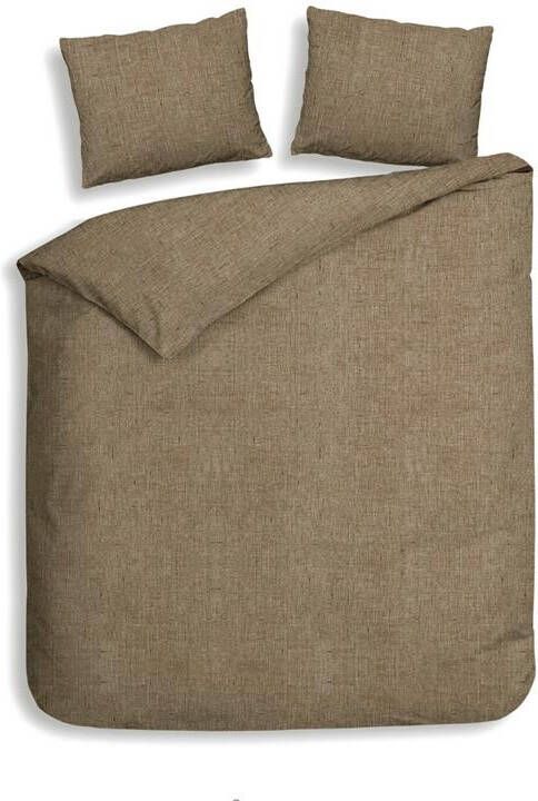 Heckettlane Heckett Lane Dekbedovertrek Flanel Franela simply taupe