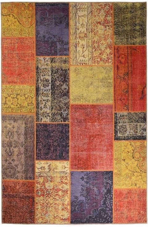 Heritaged Patchwork vloerkleed Fade Heritage rood|multi 152x230 cm