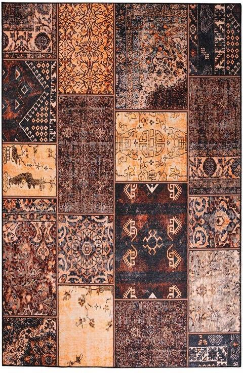 Heritaged Patchwork vloerkleed Fade No.1 goud|bruin 305x405 cm