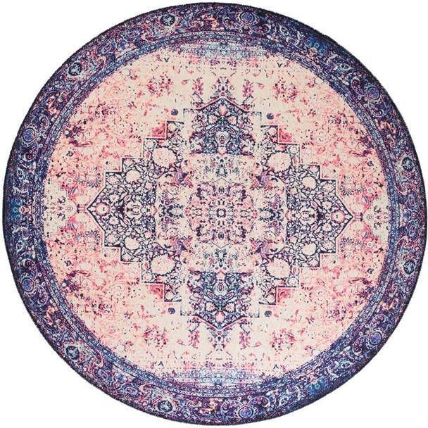 Heritaged Rond vintage vloerkleed Fade No.2 multi 115 cm rond