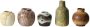 HKLIVING 70&apos;s Ceramics Vaas Set van 5 Pursuit - Thumbnail 1