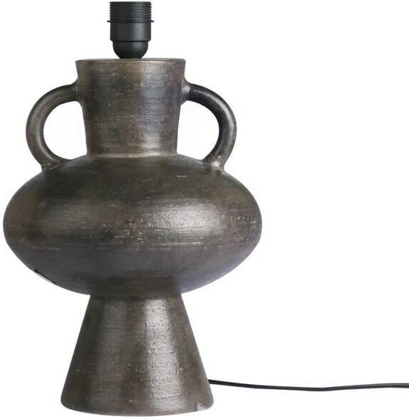 HKliving Amphora Lampenvoet Rough Grey