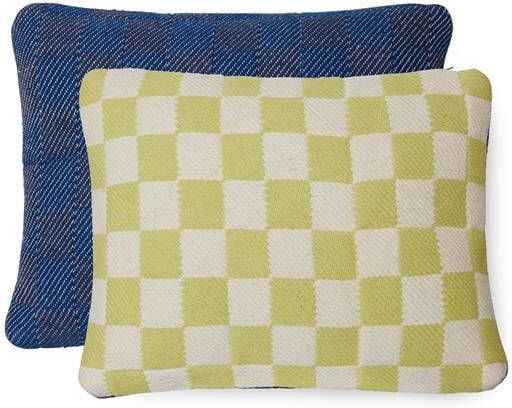 HKliving Checkered Sierkussen 38 x 48 cm Berries
