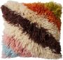 HKLIVING Fluffy Sierkussen 55 x 55 cm Striped - Thumbnail 1