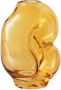 HKLIVING Gleam Glass Vaas Small Amber - Thumbnail 2
