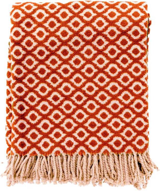 Hoii ISABELLA | Plaid | 150x200 cm Potters Clay | Oranje | Uni |