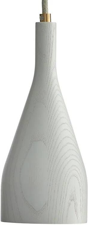 Hollands Licht Timber hanglamp large Ø14 wit essen