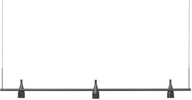 Hollands Licht Timber Line 3 hanglamp LED zwart essen