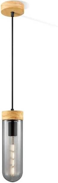 Home Sweet Home Hanglamp Capri rook glas 10x10x138cm