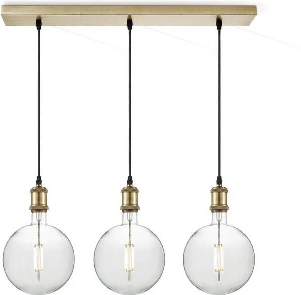 Home Sweet Home hanglamp vintage Globe LED 3L G125 dimbaar E27 helder